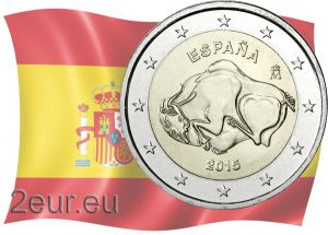 SPAIN 2 EURO 2015 - THE CAVE OF ALTAMIRA